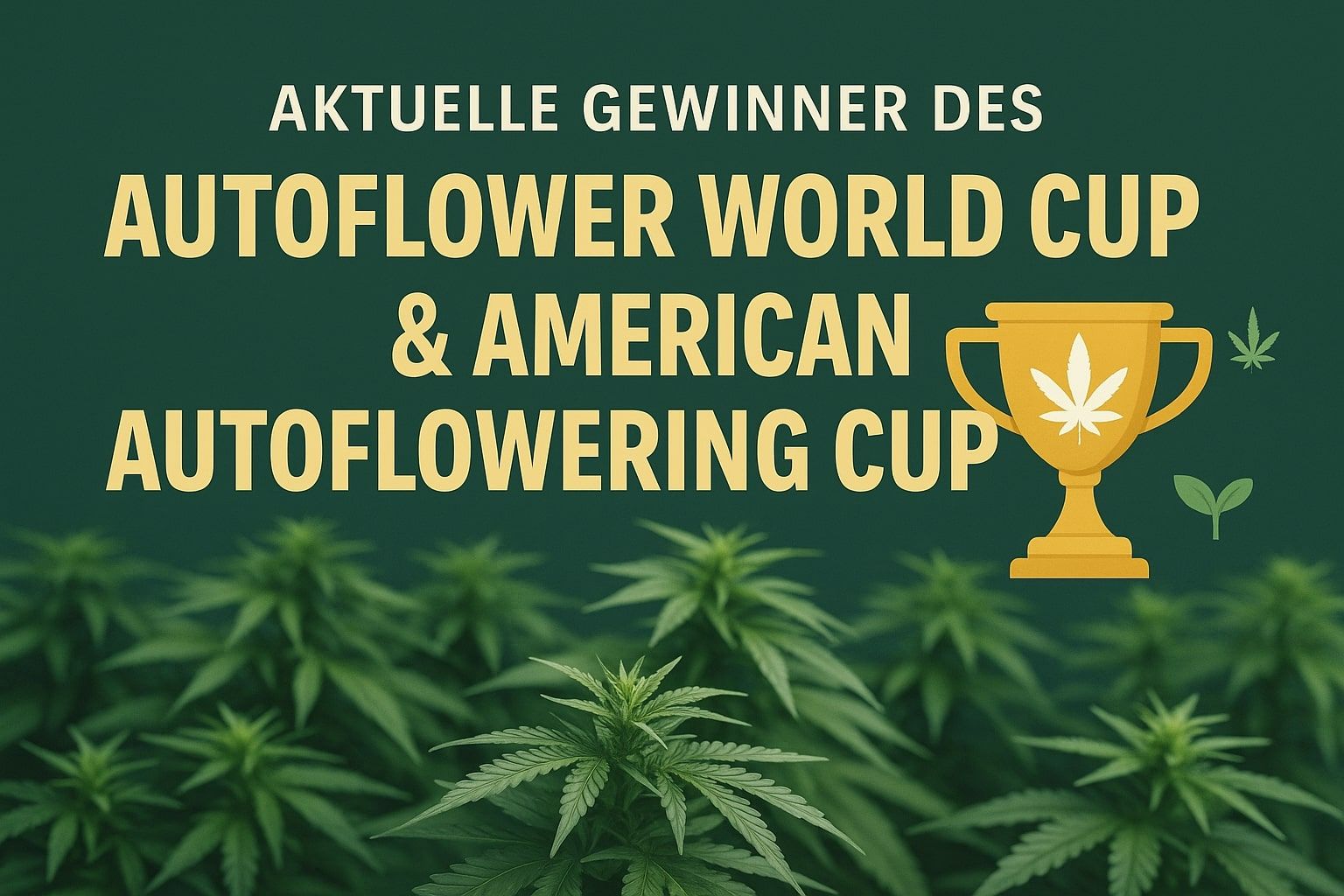 Aktuelle Gewinner des Autoflower World Cups & American Autoflowering Cup 