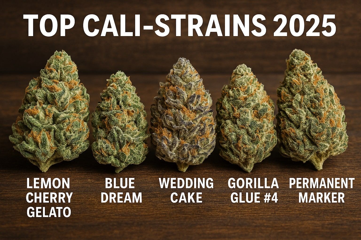 Top Cali-Strains 2025: Welche Sorten dominieren den Golden State?