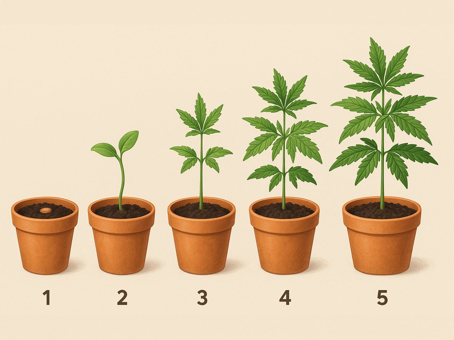 Seeds24 Blog Artikel Bild Die 5 einfachen Schritte des Cannabisanbaus