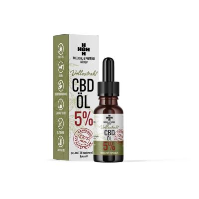 HGH CBD Öl – Full Spectrum – 5% – 10ml