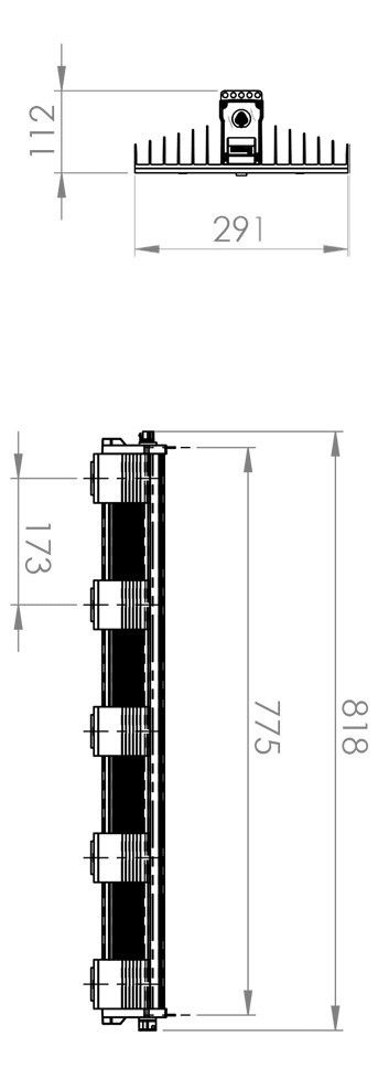 SANLight Evo 5-100 Dimensionen